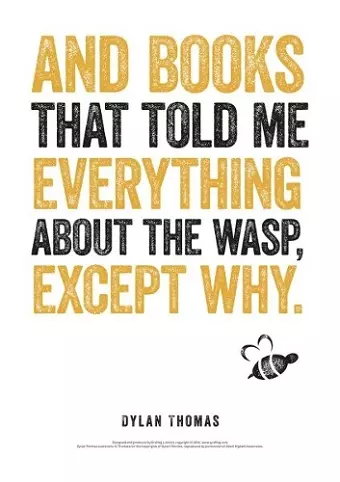 Dylan Thomas Print: Books That Told Me Everything cover