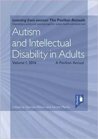 Autism and Intellectual Disability in Adults cover