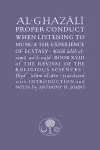 Al-Ghazali on Proper Conduct when Listening to Music and the Experience of Ecstasy cover