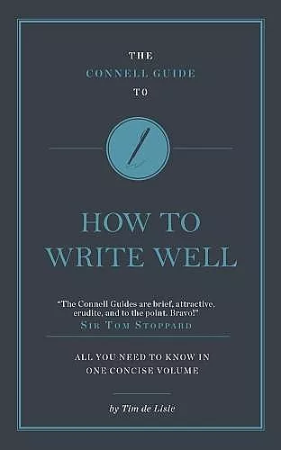 The Connell Guide To How to Write Well cover