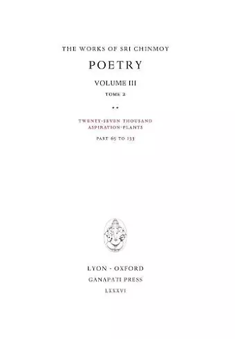 Poetry III, tome 2 cover