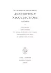 Anecdotes and Recollections II cover