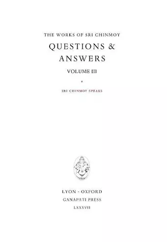 Answers III cover