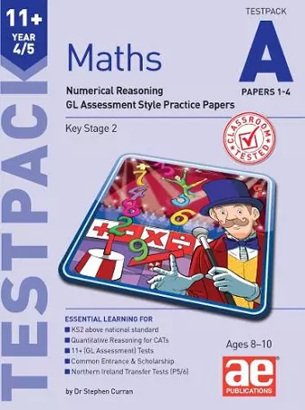 11+ Maths Year 4/5 Testpack a Papers 1-4 cover