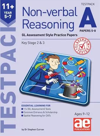 11+ Non-verbal Reasoning Year 5-7 Testpack A Papers 5-8 cover