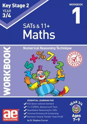 KS2 Maths Year 3/4 Workbook 1 cover