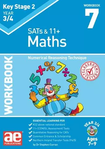 KS2 Maths Year 3/4 Workbook 7 cover