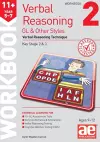 11+ Verbal Reasoning Year 5-7 GL & Other Styles Workbook 2 cover