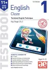 11+ English Year 5-7 Cloze Testbook 1 cover