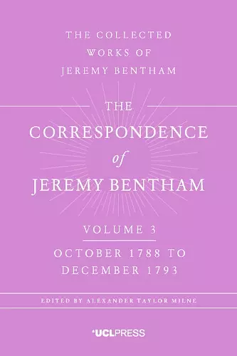 The Correspondence of Jeremy Bentham, Volume 4 cover