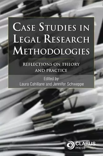 Case Studies in Legal Research Methodologies cover