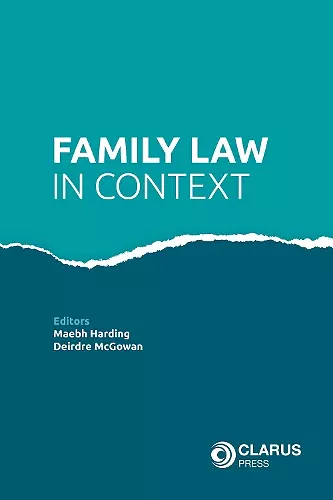 Family Law in Context cover