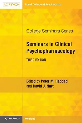 Seminars in Clinical Psychopharmacology cover