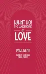 What Ho! P. G. Wodehouse on Love cover