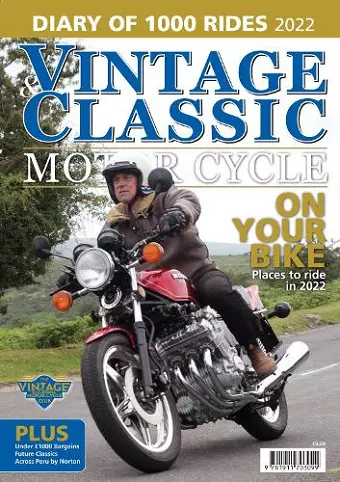 Vintage & Classic Motorcycle: Diary of 1000 Rides 2022 cover