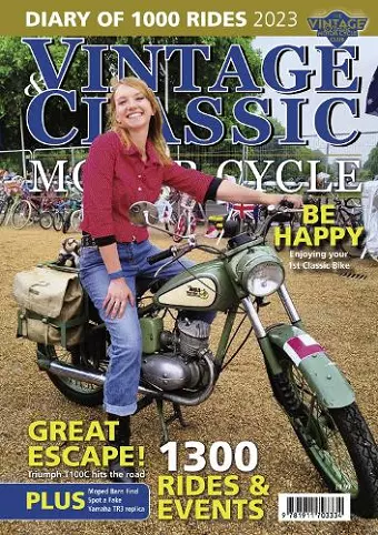 Vintage & Classic Motorcycle: Diary of 1000 Rides 2023 cover