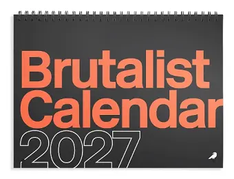 Brutalist Calendar 2027 cover
