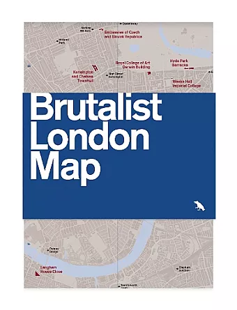 Brutalist London Map cover