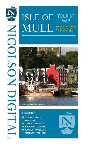 Nicolson Digital Isle of Mull Tourist Map cover