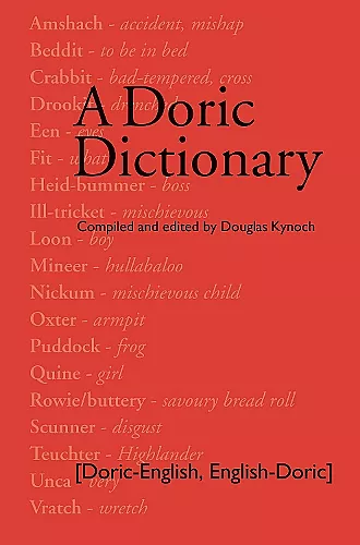 A Doric Dictionary cover