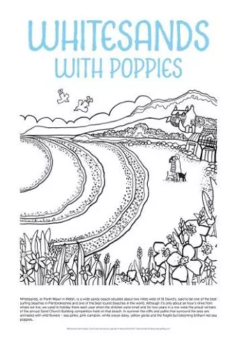 Helen Elliott Poster: Whitesands with Poppies cover