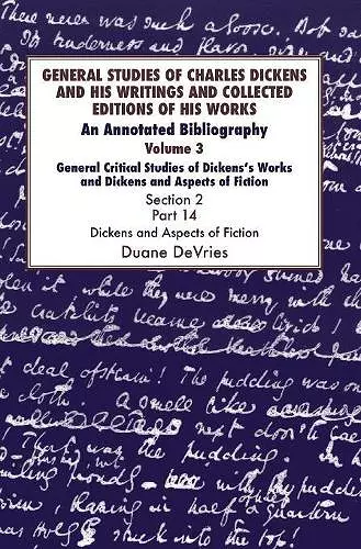 General Studies of Charles Dickens and His Writings and Collected Editions of His Works cover