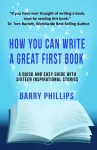 How You Can Write A Great First Book cover