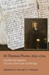 Dr Thomas Plume, 1630-1704 cover