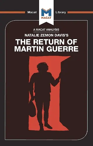 An Analysis of Natalie Zemon Davis's The Return of Martin Guerre cover