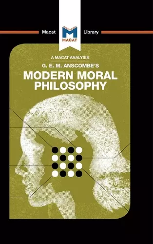 Modern Moral Philosophy cover