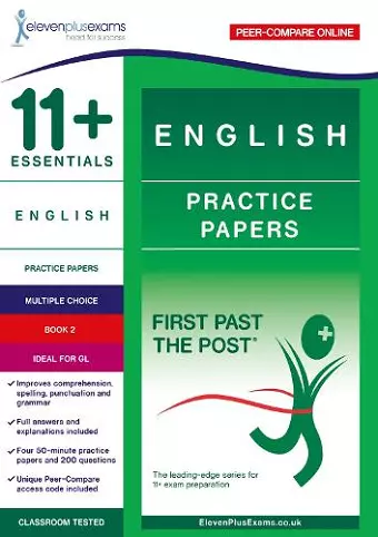 11+ Essentials English Practice Papers Book 2 cover