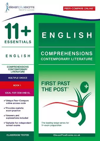 11+ Essentials English Comprehensions: Contemporary Literature Book 1 cover
