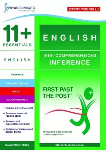 11+ Essentials English Mini Comprehensions: Inference Book 1 cover