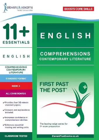11+ Essentials English: Comprehensions Contemporary Literature Book 3 (Standard Format) cover