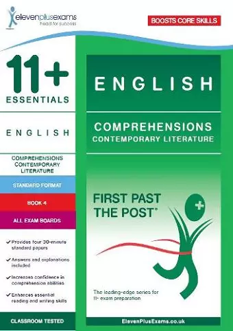 11+ English: Comprehensions Contemporary Literature Book 4 (Standard Format) cover
