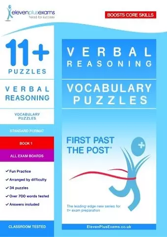 11+ Puzzles Vocabulary Puzzles Book 1 cover