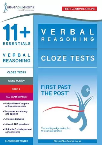 11+ Essentials Verbal Reasoning: Cloze Tests Book 4 cover