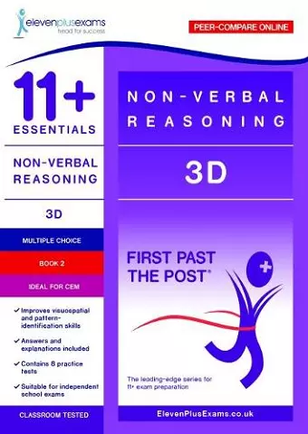 11+ Essentials - 3-D Non-verbal Reasoning Book 2 cover
