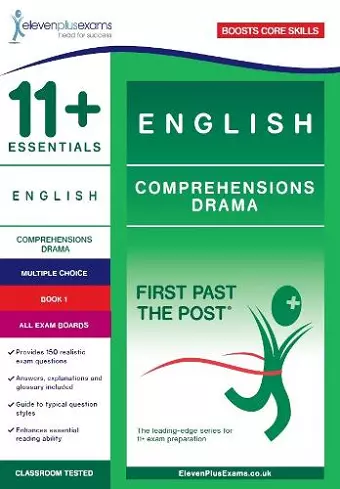 11+ English Comprehensions: Drama Comphrehensions Book 1 cover