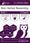 11+ Practice Papers For Independent Schools & Aptitude Training Non-Verbal Reasoning Book 1 cover