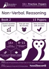 11+ Practice Papers For Independent Schools & Aptitude Training Non-Verbal Reasoning Book 2 cover