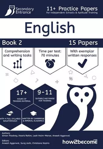 11+ Practice Papers For Independent Schools & Aptitude Training English Book 2 cover