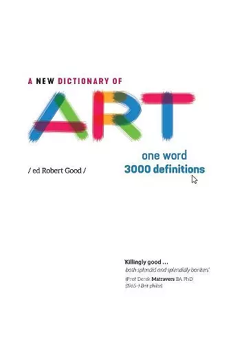 A New Dictionary of Art cover