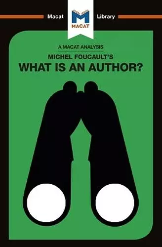 An Analysis of Michel Foucault's What is an Author? cover