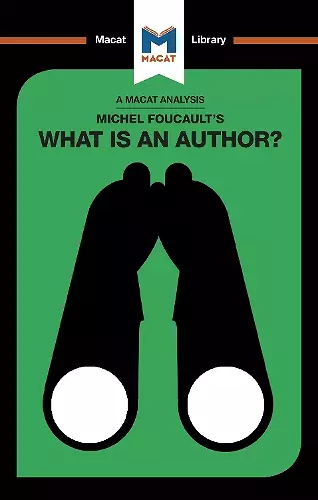 An Analysis of Michel Foucault's What is an Author? cover