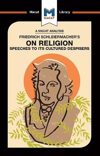 An Analysis of Friedrich Schleiermacher's On Religion cover