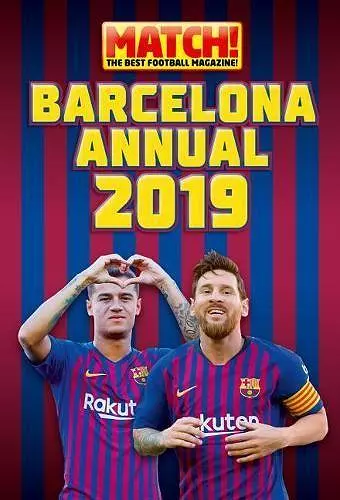 The Official Match! Barcelona Annual 2020 cover