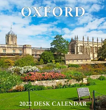 Oxford Colleges Mini Desktop Calendar - 2022 cover