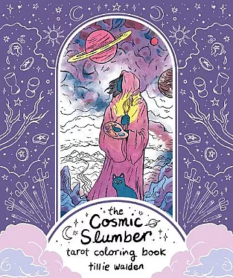 The Cosmic Slumber Tarot Coloring Book cover