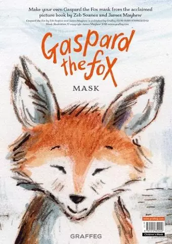 Gaspard the Fox - Children's Mask cover